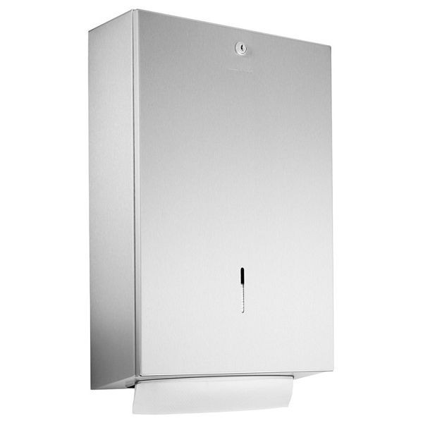 Distributeur de serviettes Wagner EWAR 750 feuilles WP111, finition satinée, 727449