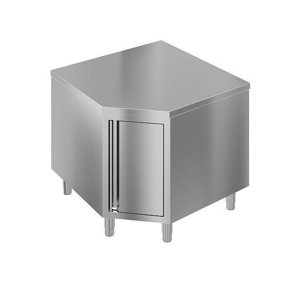 Vaiotec TOPLINE meuble d'angle 900 / porte battante, plan de travail épaisseur 40 mm, 90x90x85 cm, 10778
