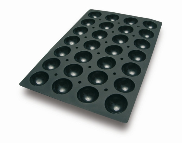 Moule à pâtisserie Schneider en demi-sphère en silicone, 40x 60 cm, Ø 70 mm, hauteur 35 mm, 115302