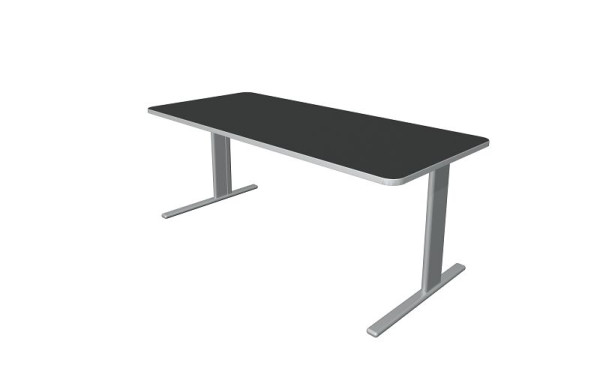 Bureau Kerkmann Unic L 1800 x P 800 x H 750 mm, anthracite, 11334013