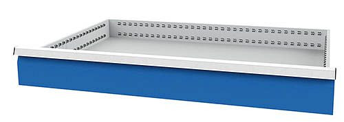 Tiroir Bedrunka+Hirth, rails inclus, R 36-24, hauteur du panneau 125 mm, capacité de charge 100 kg, dimensions en mm (LxPxH) : 900 x 600 x 125, 60.10.125V10