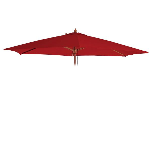 Housse de rechange Mendler pour parasol Florida, housse de rechange pour housse de parasol, Ø 3m polyester 6 lattes, bordeaux, 81649