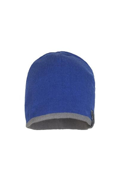 Planam Accessoires bonnet tricoté, bicolore, bleu bleuet/zinc, taille unique, 6020052