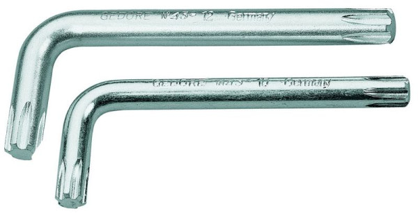 Tournevis coudé GEDORE pour vis à profil à coin interne RIBE, M14, 6352860