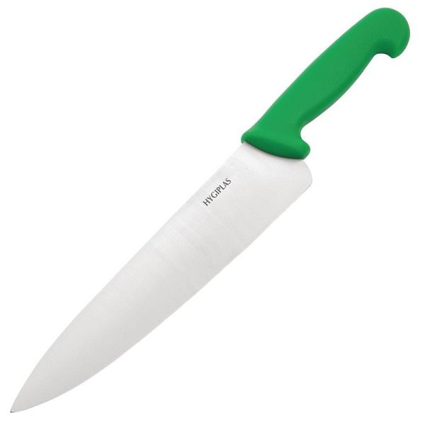 Couteau de chef Hygiplas 25cm vert, C868