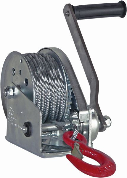 Treuil de frein à main Planeta BHW avec corde et crochet, traction: 1200 daN, H30043