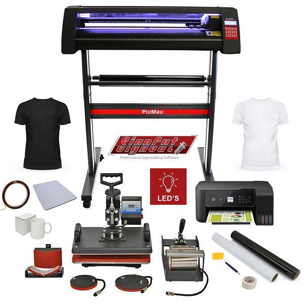 Presse à chaud PixMax Da Vinci 5-en-1, traceur de vinyle, imprimante, 27203