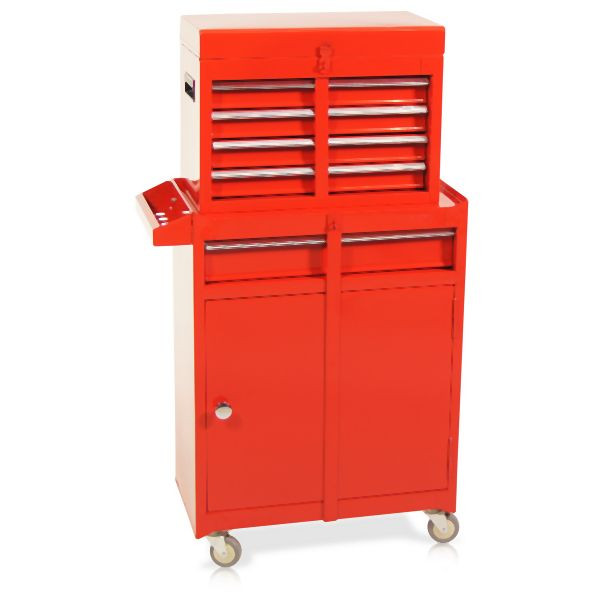 Chariot à outils Metra avec accessoire S10 rouge, 10236
