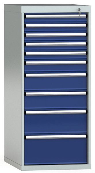 Armoire à tiroirs KLW 1325 x 572 x 750 mm, dimensions d'installation : 1225 mm, division : 27x36 unités, SEB1325-10EP-001