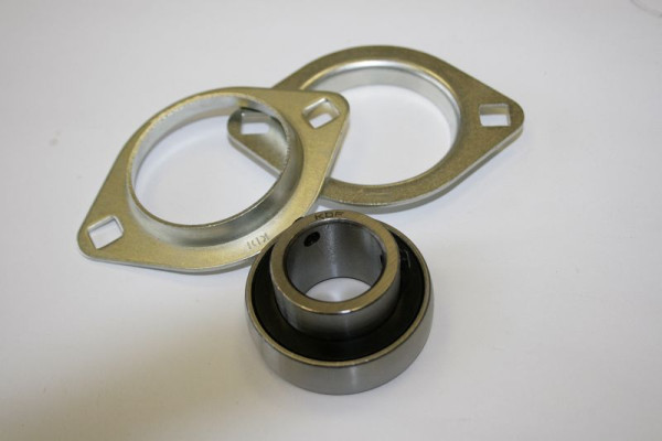 Palier à bride ELMAG UB205/PFL galvanisé (avec support) pour STM 610 Hafner, 9601476