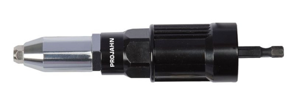 Adaptateur professionnel pour rivets aveugles Projahn pour perceuses et visseuses sans fil 2,4 - 5,0 mm, 398063
