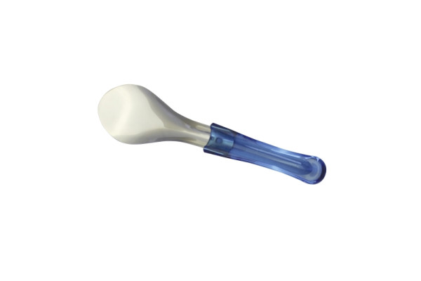 Spatule à glace Schneider petit modèle, 260 mm, avec manche en plastique bleu transparent, 195220