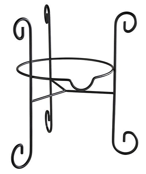 Cadre APS pour distributeur de boissons, Ø 27 cm, hauteur : 31,5 cm, métal, noir, -OLD FASHIONED-, 10410
