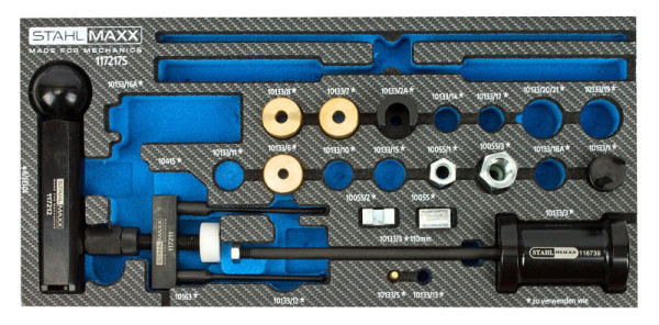 Buses d'injection Stahlmaxx FSI et extracteur de buse de pompe pour VAG comme T10055 T10133, XXL-117215