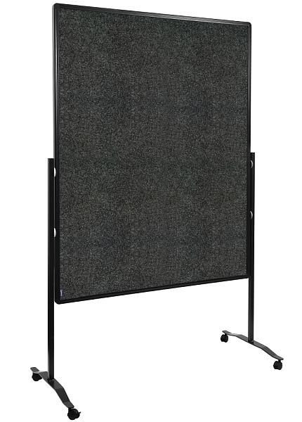 Mur de présentation Legamaster PREMIUM plus mobile, textile anthracite, 7-204610