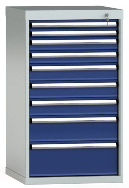 Armoire à tiroirs KLW 1000 x 572 x 605 mm H x L x P, dimensions d'installation : 900 mm, division : 27x27 unités, SEA1000-09EP-001