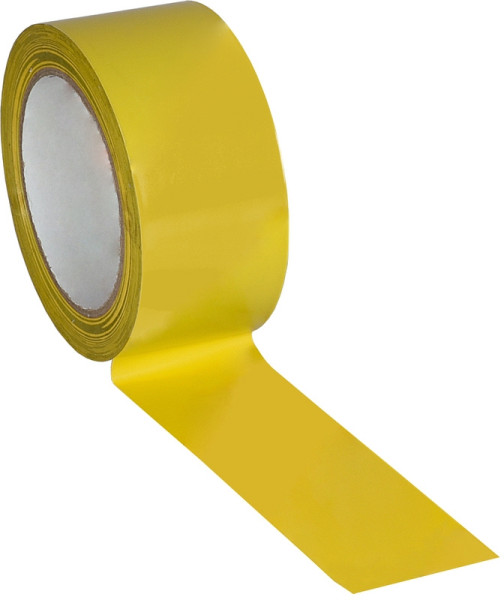 Ruban de marquage au sol stable Eichner pour coller et marquer, pour l'intérieur, praticable, bonne adhérence, jaune, 9225-20411-040