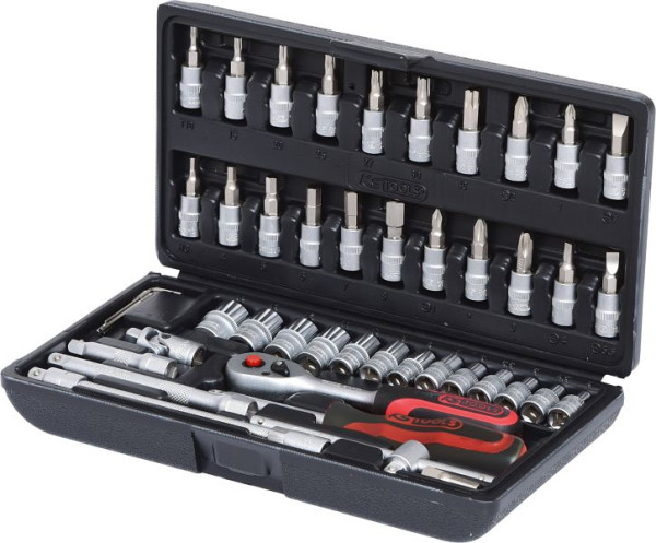 KS Tools Jeu de clés à douille 1/4", 46 pièces, 911.0646