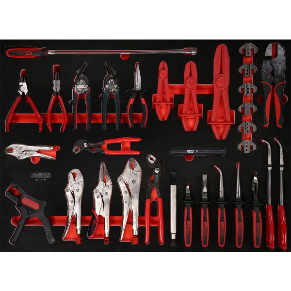 KS Tools PERFORMANCEplus jeu d'outils 34 pièces pinces, 821.0034