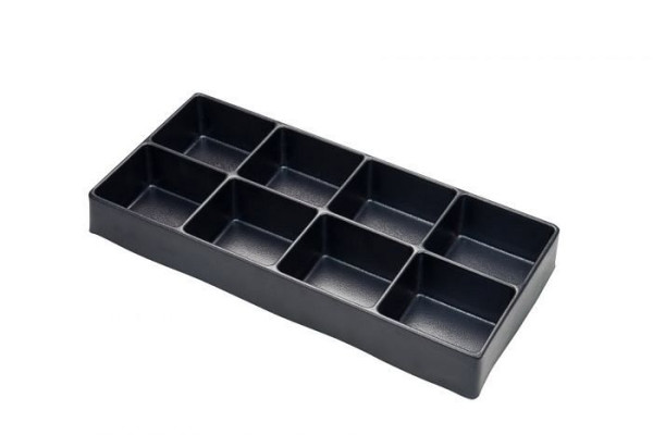 Plateau vide Boxo à 8 compartiments, UE : 10 pièces, BXP000-8