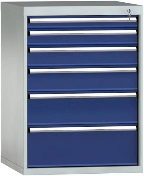Armoire à tiroirs KLW 1000 x 725 x 750 mm H x L x P, dimensions d'installation : 900 mm, division : 36x36 unités, SGB1000-06NP-001