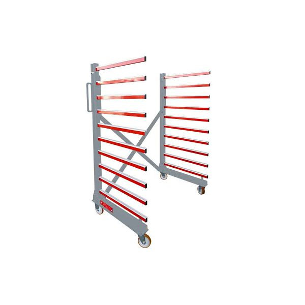 Chariot à bras de support mobile Holzmann, 67 kg, TAW76