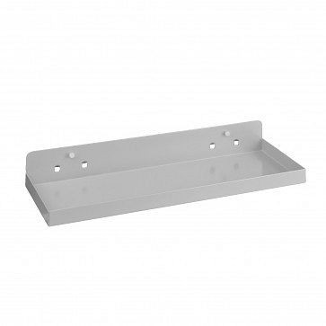 Etagère ADB, couleur : aluminium, RAL 9006, dimensions : LxP 450 mm x 150 mm, 23167