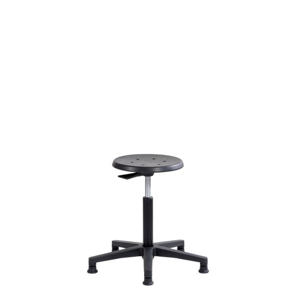 Tabouret de travail SOFAME ERGODYN 2000 avec patins, hauteur d'assise 38-52 cm, piètement polyamide, W050010023