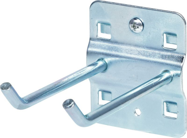 KS Tools Porte-outils double avec extrémité de crochet inclinée, diamètre 6 mm, 75 mm, 860.0814