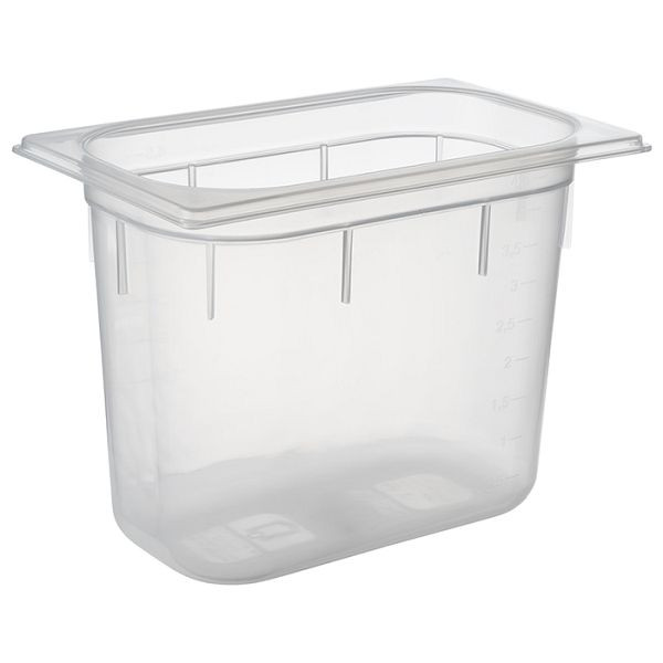 Bac APS GN 1/4, 26,5 x 16,2 cm, profondeur : 200 mm, polypropylène, 5,5 litres, 82134