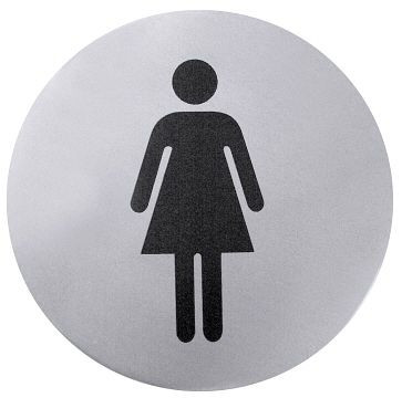 Contacto symbole de porte de toilette LADY, 7661/003