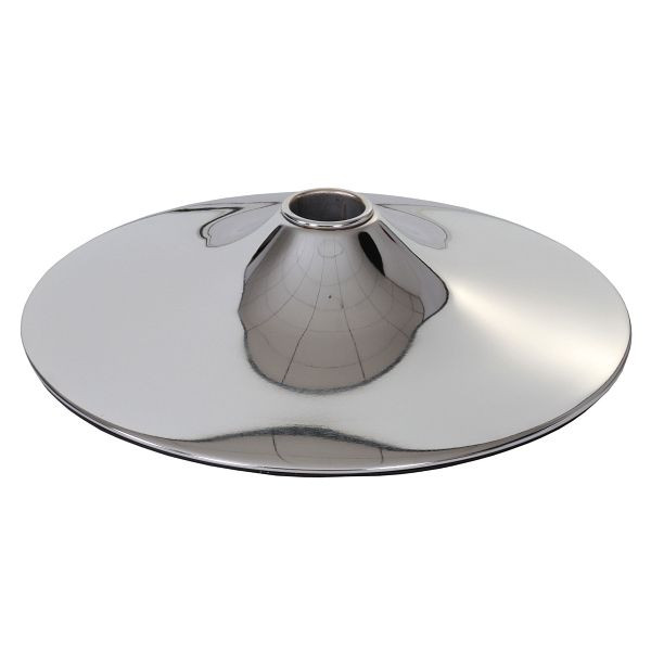 Mendler repose-pieds repose-pieds repose-pieds pour tabouret de bar chaise de bar chaise pivotante chaise de salle à manger, chromé, Ø 38,5 cm, 55093