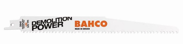 Lame de scie sabre Bahco Sandflex® bimétallique 150 mm 5/8 dents par pouce DSL Lot de 10 3940-150-5/8-DSL-10P