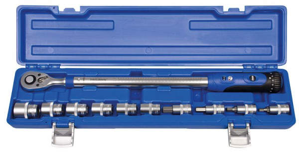 Jeu de clés dynamométriques 1/2 ", 11 pièces TORQUE-PROFI 200 + inserts de douille Bere, 394260