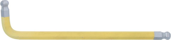 KS Tools clé à douille hexagonale à double tête sphérique, XL, 14,0 mm, jaune zinc, 151.4314