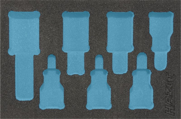 Insert en mousse souple Hazet à 2 composants, pour 163-243/7, dimensions / longueur : 172 mm x 114 mm, 163-243L