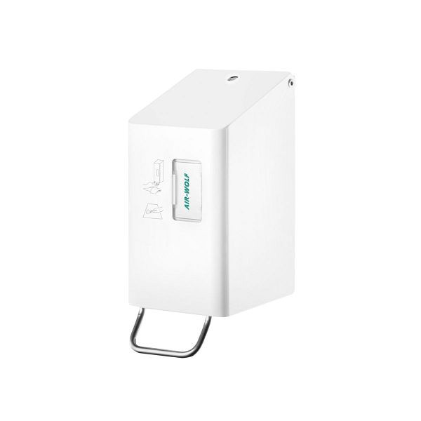 Air Wolf Nettoyant pour sièges de toilettes, mural, blanc, 250 ml, acier inoxydable, série Omega, 29-089