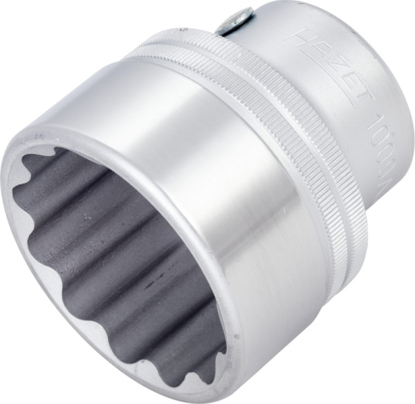 Insert de clé à douille Hazet, double hexagonal, carré creux 20 mm (3/4 pouce), profil extérieur double hexagonal, 1.7/8 ", 1000AZ-1.7/8