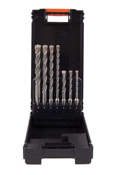 Perceuse à percussion Projahn Rocket 3 SDS-plus cassette 7 pièces 5-12 mm dans une boîte ABS MAMBO, 83730