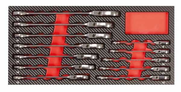 Insert de clé Projahn GearTech "flexible" 12 pièces, 5999-052