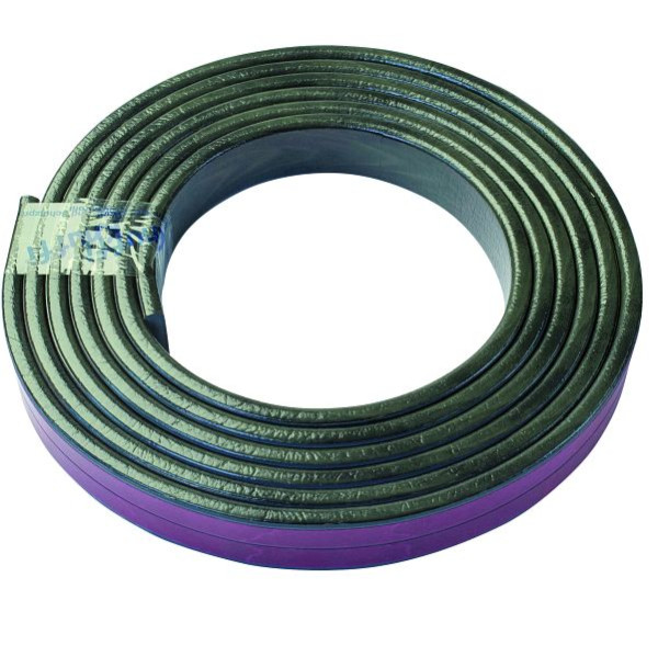 Protection de surface Knuffi, profil d'avertissement et de protection type F, bois foncé, 5 mètres, PF-100522
