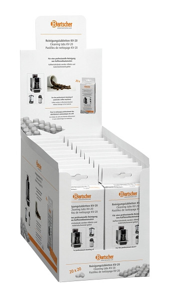 Tablettes de nettoyage Bartscher KV-20, paquet de 400, 173283