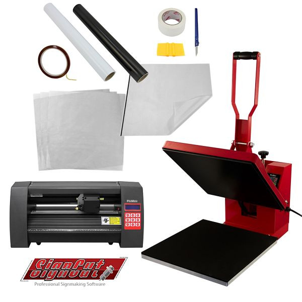 Presse à transfert Monster, presse à chaud, ensemble de traceurs de découpe de vinyle 38 x 38 cm et 360 mm, 210963