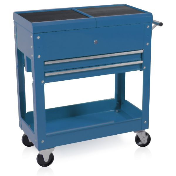 Chariot à outils Metra avec boîte de rangement bleu, 10249