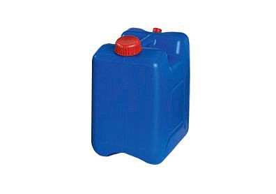 Bidon d'élimination DENIOS en PE-HD, avec raccord à vis de ventilation, 10 litres, bleu, 281-925