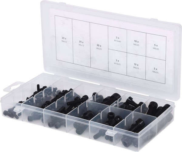 Gamme KS Tools de vis à six pans creux, métriques, 106 pièces, 970.0390