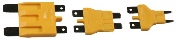 Adaptateur de contact de fusible Busching 3 pièces, Mini / Standard / Maxi, 100427
