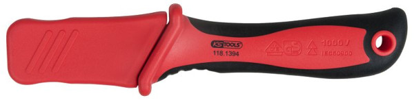 KS Tools Couteau de coupe isolé, 180 mm, 118.1394