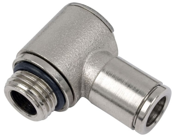 temporisateur BK-WSH-5-1/8-MSv, raccord tournant coudé -, cylindrique, 1 voie avec vis banjo, tuyau Ø : 5 mm, filetage : 1/8'', UE : 10 pièces, 03630123