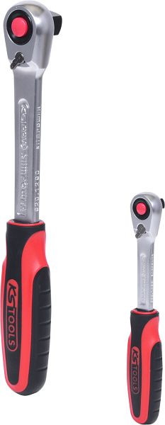 KS Tools SlimPOWER jeu de cliquets réversibles, 2 pièces 1/4"+1/2", 920.0002